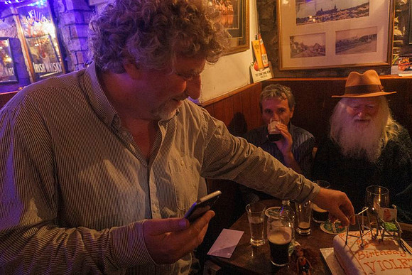 Traditional music session in Conways bar Ramelton Co Donegal Ireland